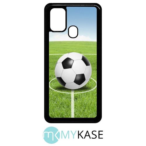 Coque Pour Galaxy M31 Prime - Terrain De Foot - Noir