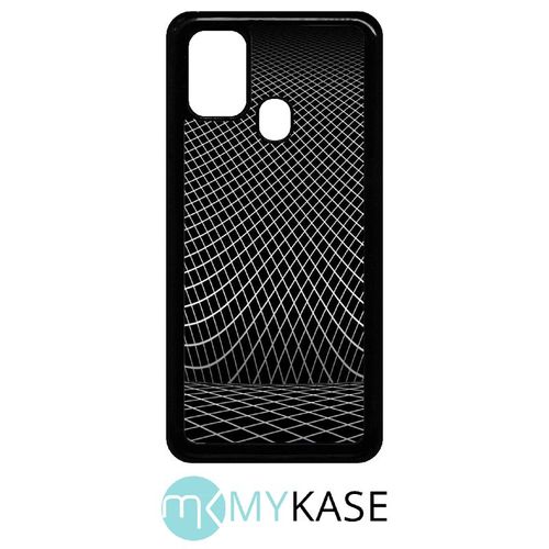 Coque Pour Galaxy M31 Prime - Black Squarred - Noir