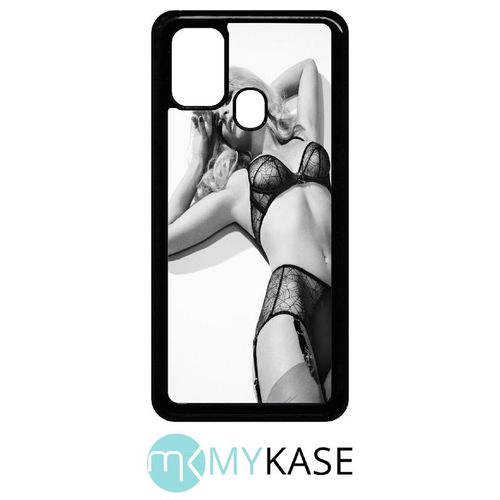 Coque Pour Galaxy M31 - Femme Sexy Noir Et Blanc - Noir