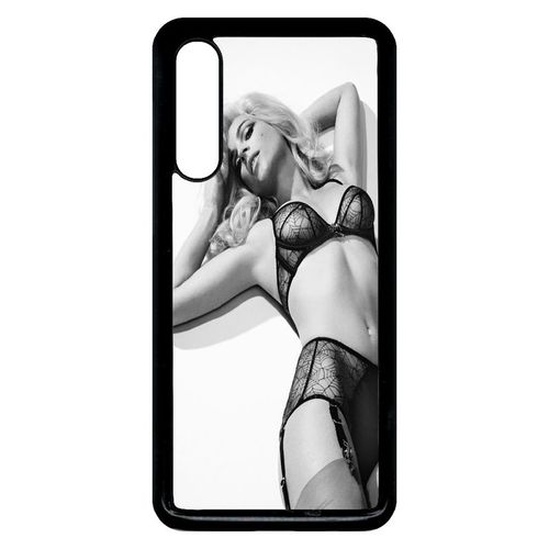 Coque Pour Xiaomi Mi 9 - Femme Sexy Noir Et Blanc - Noir