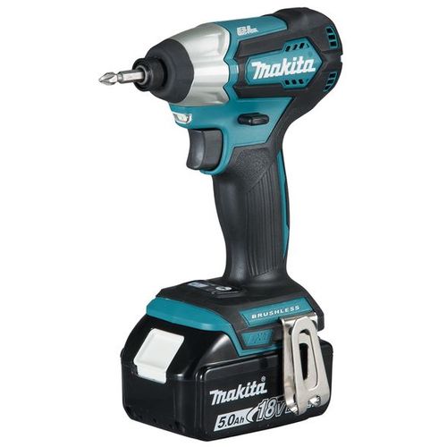 Visseuse à chocs 140Nm sur accu LXT 18V 1/4"Hex + 2x BL1850 + 1x DC18RC + Makpac - DTD155RTJ