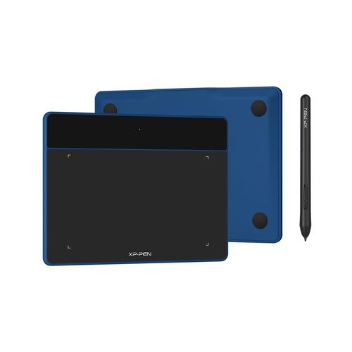 XP-PEN Deco Fun XS Tablette Graphique à Dessin Taille 4x3 Pouces Tablette à Stylet pour Ecriture Signature Electronique Télétravail et Apprendissage à Distance (Bleu Océan)