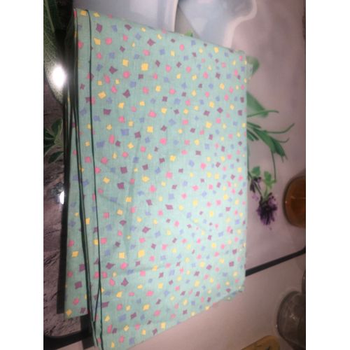 Drap Housse Motif Vert