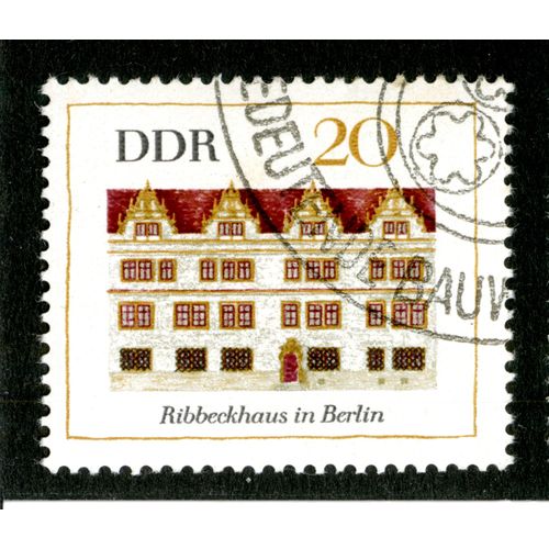Timbre Oblitéré Ddr 20, Ribbeckhaus In Berlin