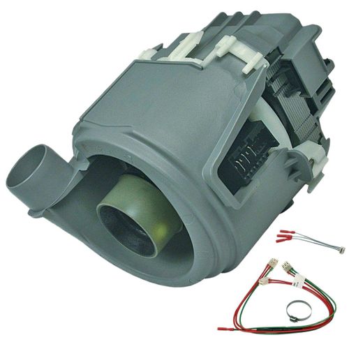 Pompe de chauffage et de cyclage (166373-38132) Lave-vaisselle (00654575 BOSCH SIEMENS NEFF GAGGENAU CONSTRUCTA)