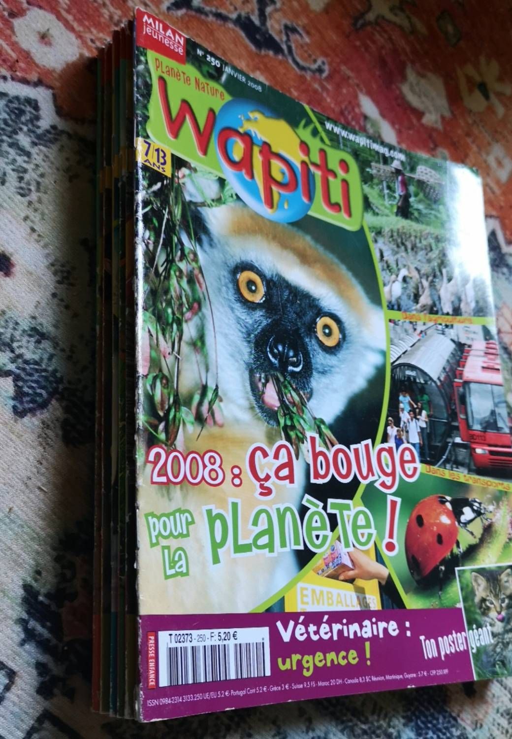 Wapiti 250+251+252+254+256+257+258+259 Lot De 8 Wapiti 2008