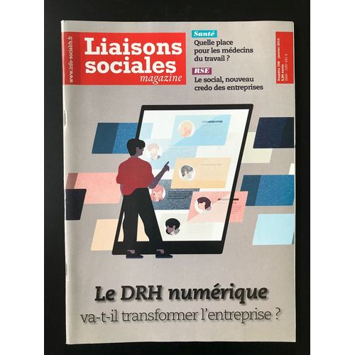 Liaison Sociales Magazine 198 - Le Drh Numérique Va-T-Il Transformer L’Entreprise ?
