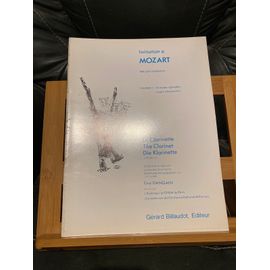Guy Dangain Initiation À Mozart Cahier 1 Partition Clarinette Piano Éd Billaudot