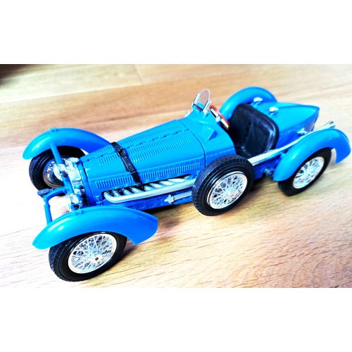 Voiture Bugatti 1934 Type 59 Bleu 1/18 Marque Bburago-18-12062-Bburago