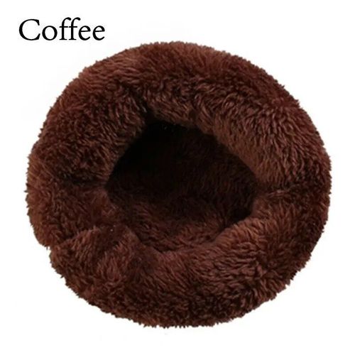 Nid Chaud En Coton Pour Animaux De Compagnie,Lit En Polymère,Sac De Couchage,Canapé,Maison,Hamster,Chien,Chat,Souris,Petit Animal,Accessoires D'hiver - Type Thé Brun-13-14cm