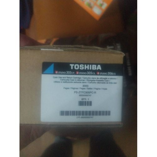 Toner cyan pour Toshiba e studio 305cp, 305cs ou 306cs