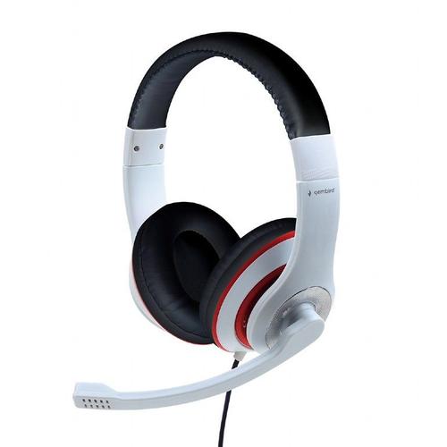 Gembird MHS-03-WTRDBK Casque Micro Stéréo