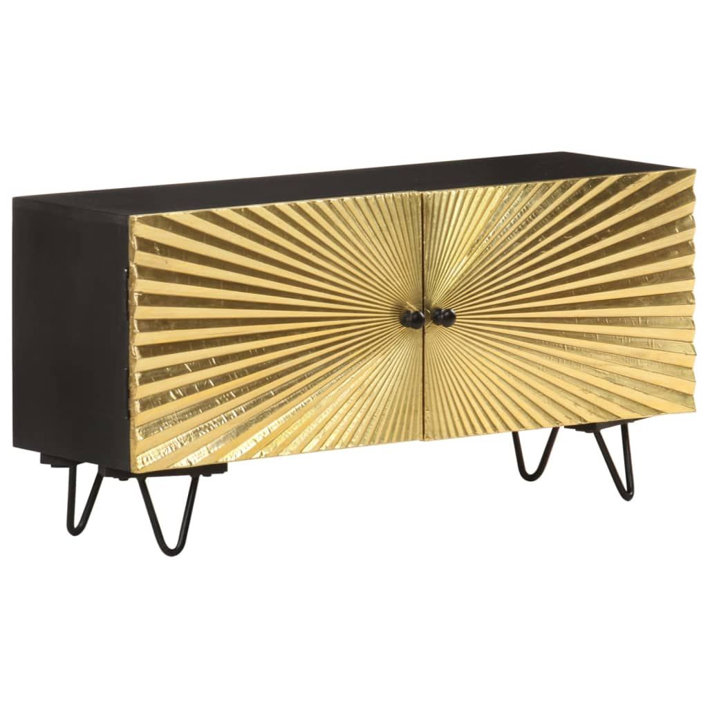 Vidaxl Meuble Tv 90x30x45 Cm Bois De Manguier Massif