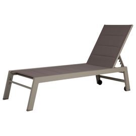 Bain De Soleil Barbados En Textilène Taupe - Aluminium Taupe