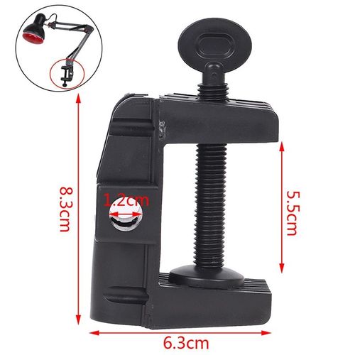 1pc Support Pince Accessoires Bricolage Fixe Pince Lumière Support De Montage Pour Lampe De Bureau