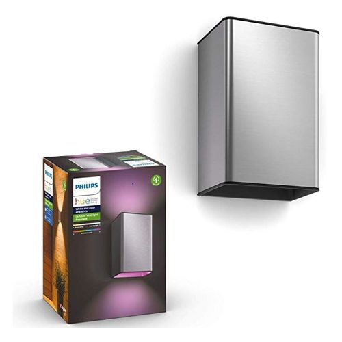 Luminaire Philips Hw&ca Resonate Applique Carré 2x8w Inox