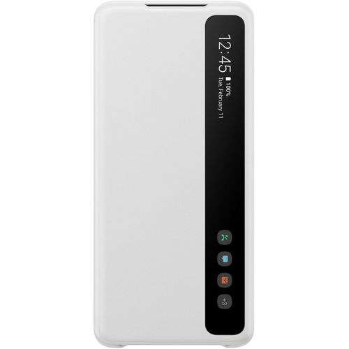 Etui Samsung S20+ Clear View Cover Blanc