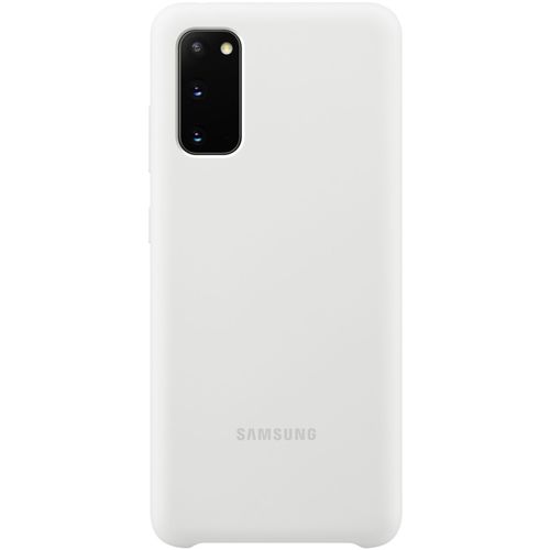 Coque Samsung S20 Silicone Blanc