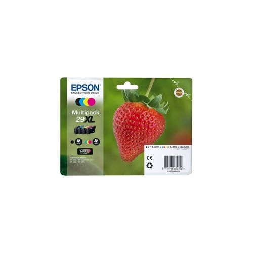 Cartouche d'encre Epson T2996 (N/C/M/J) XL Série Fraise