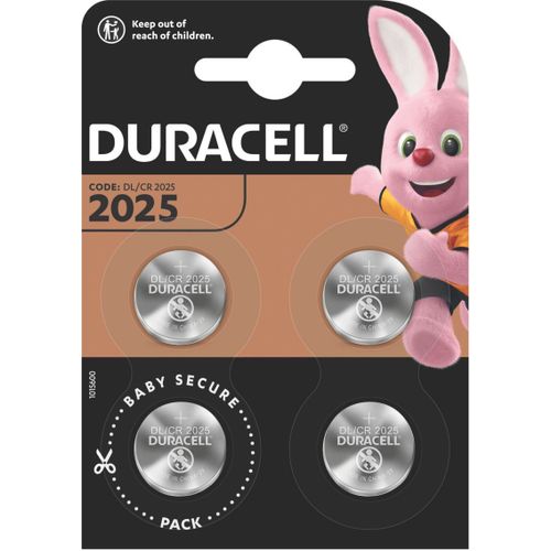 DURACELL 4 Piles CR 2025