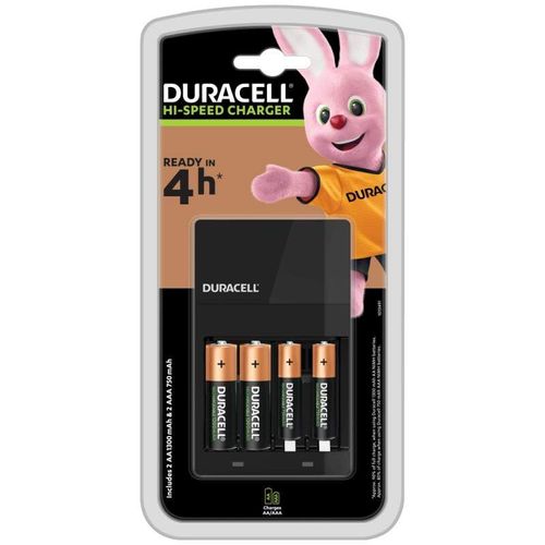 Chargeur Duracell AA/AAA x2 + Chargeur CEF14