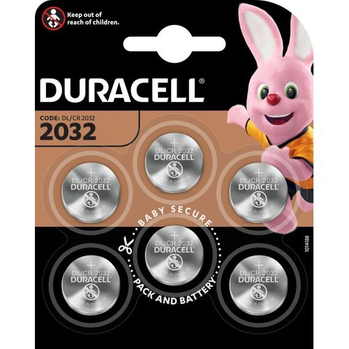 Pile Duracell DL/CR 2032 x6