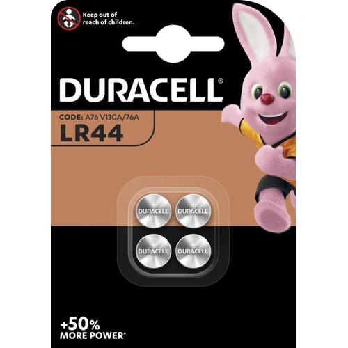 Duracell - Batterie 4 x LR44 - Alcaline - 150 mAh