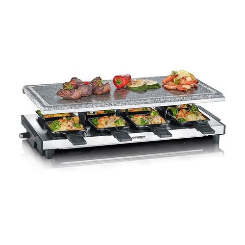 SEVERIN RG 2374 - Raclette/pierre à griller - 1.7 kWatt - inox/noir