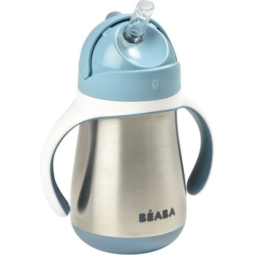 Tasse Beaba Paille Inox 250 Ml - Windy Blue