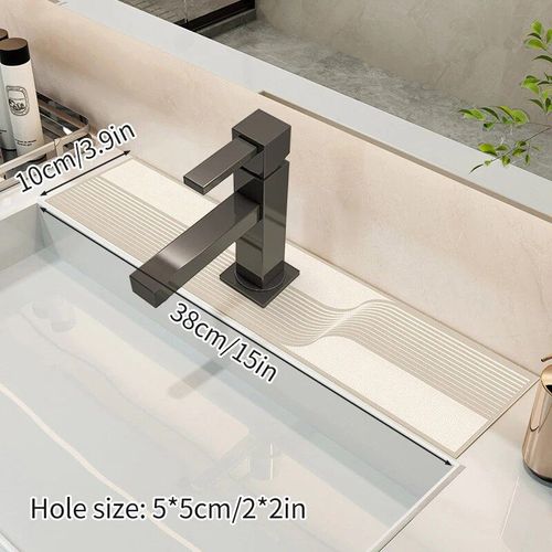 Tapis absorbants de proximité d'évier,tampon de stockage,seau,médicaments contre l'humidité,polymères,outils spécialisés pour les salles de bain,accessoires - Type [S8]-10x38cm