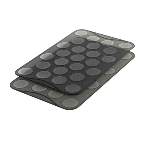 Feuille De Cuisson Mastrad Macarons 30x20x1 Cm Lot De 2