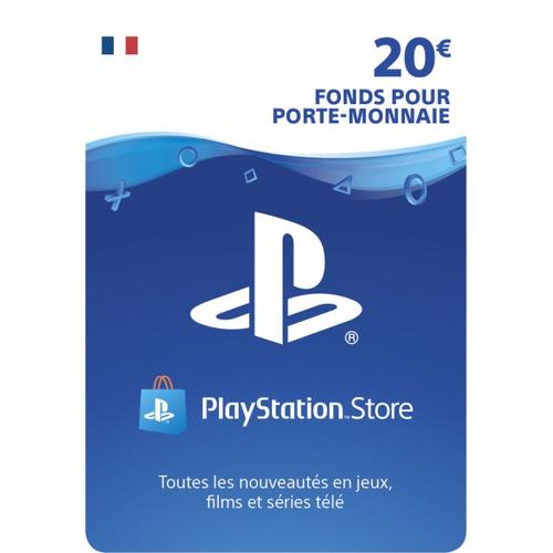 Accessoire Sony Carte 20 Euros Playstation Network