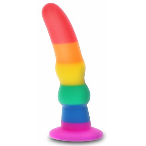 Plug Couleur Plug Rainbow Naughty Boytoy 17 X 4cm Pride By Toyjoy