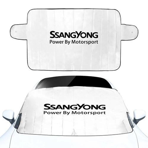 Couverture De Pare-Soleil Avant De Voiture,Anti-Uv,Pare-Soleil,Accessoires Automobiles,Ssangyong,Korando 4.0,Musso,Rexton,Tivoli,Actyon - Type For Ssangyong