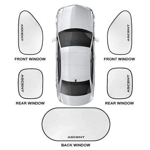 Juste De Pare-Soleil De Voiture Pour Subaru Forester Xv Outback,Accessoires Automobiles,Ensemble De 5 Pièces,Wrx Tribeca Droorg Brz Crosstrek Exiga Ascent - Type For Ascent