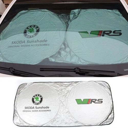 Pare-Soleil Pliant Pour Fenêtre Avant De Voiture,Protection Contre Les Rayons Uv,Pare-Brise Pliant,Housse De Nuit Adaptée Pour Opel,Chery,Cristaux Et Autres Voitures - Type Forskoda