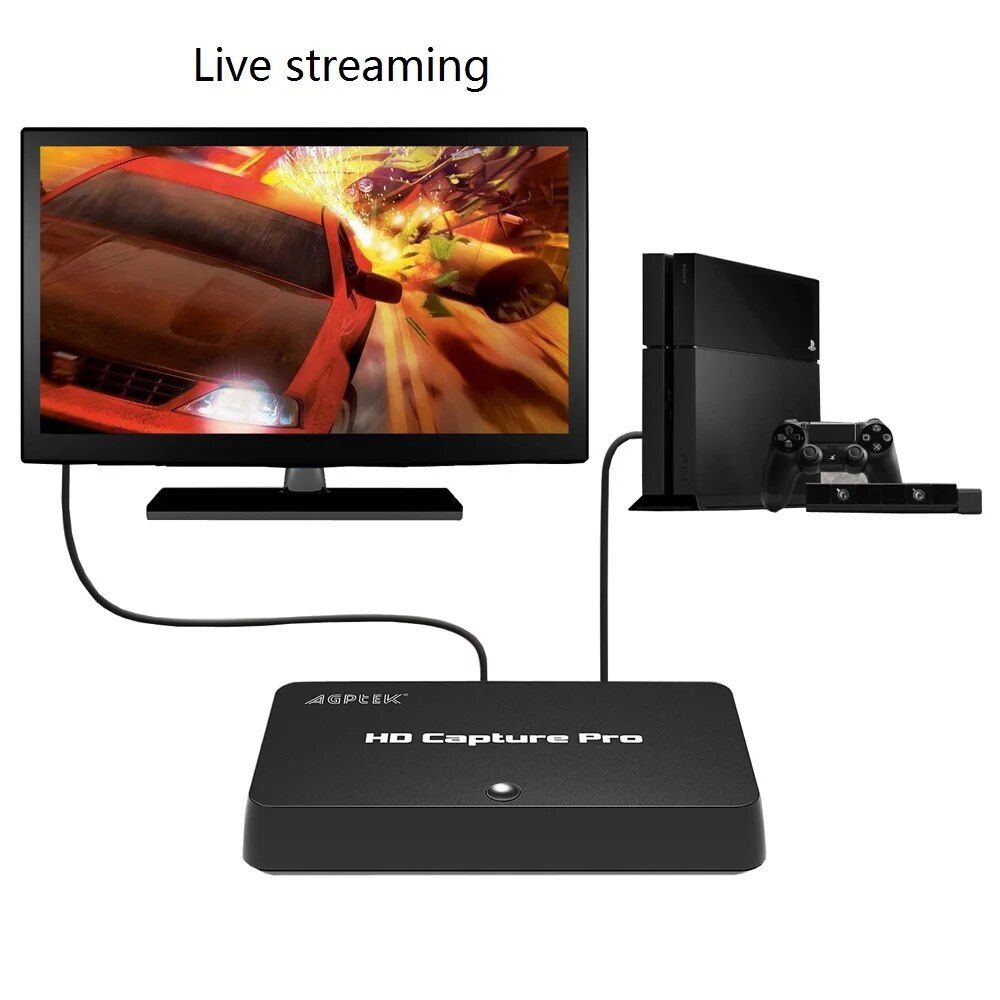 Capture vido HD pro,disque Flash HDMI/composants en HDMI/US... - 2