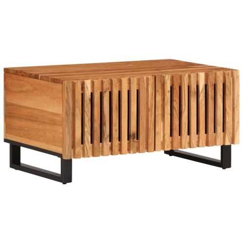 Vidaxl Table Basse 80x51x40 Cm Bois Massif D'acacia