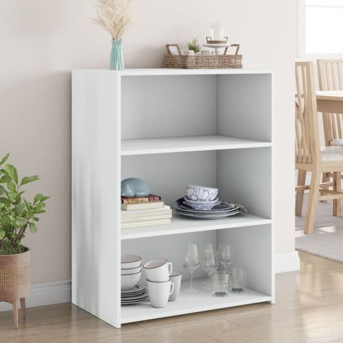 Vidaxl Buffet Blanc 70x41x93 Cm Bois D'ingénierie