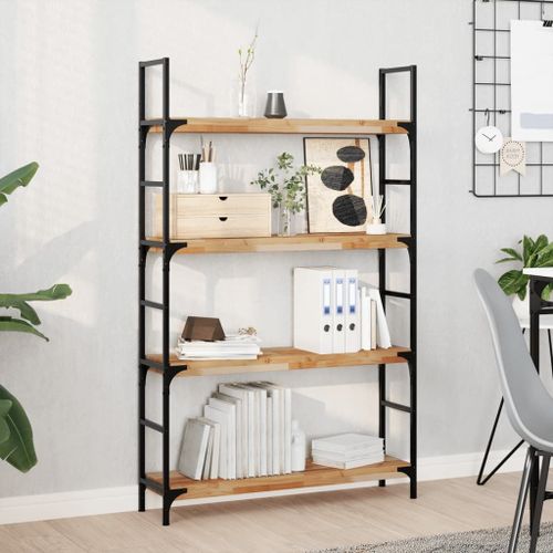 Vidaxl Étagère Flottante 100x20x4 Cm Acacia Massif Finition À L'huile