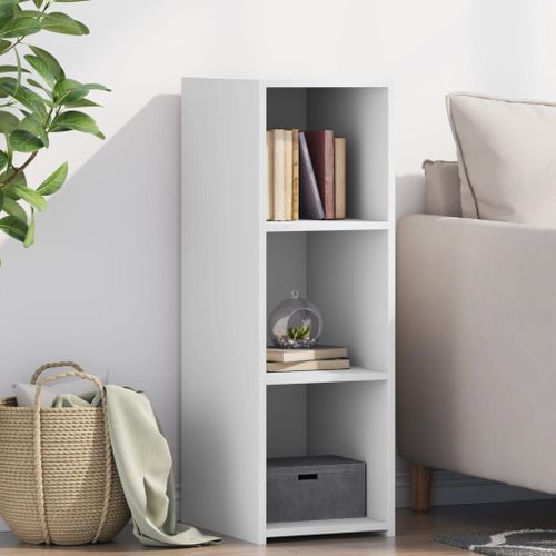 Vidaxl Buffet Blanc 30x41x93 Cm Bois D'ingénierie