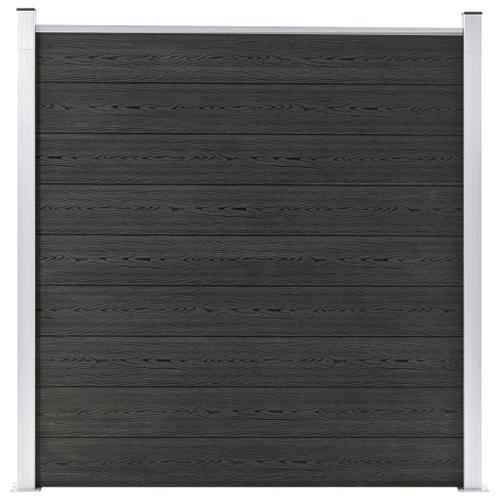 Vidaxl Clôture De Jardin Wpc 180x186 Cm Gris