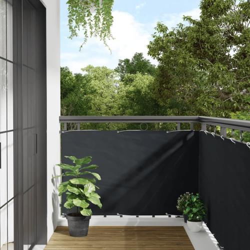 Vidaxl Écran D'intimité De Balcon Anthracite 600x90 Cm Pvc