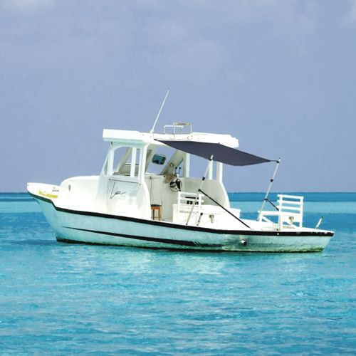Vidaxl Extension D'ombrage T-Top Bleu Marine 174x205x(115-194) Cm