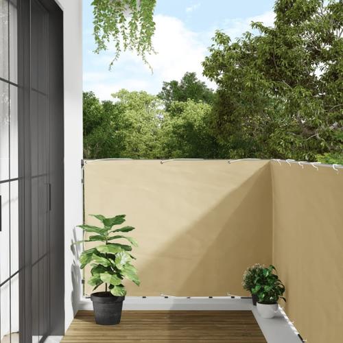 Vidaxl Écran D'intimité De Jardin Crème 500x120 Cm Pvc