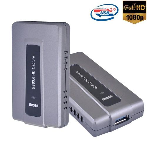 Ezcap-Carte de capture vidéo USB 287 HDMI,adaptateur d'enregistrement pour jeu OBS,DVD,caméscope,diffusion en direct,3.0 - Type Black