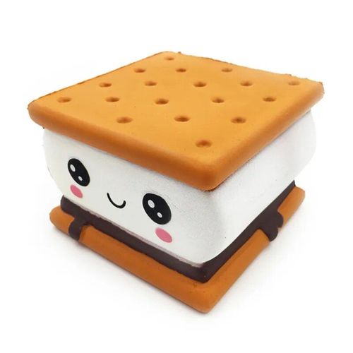 Jsaluting-Gâteau De Cheval Kawaii À Montée Lente,Jouets À Presser Pour Enfants,Kawaii - Type Biscuit