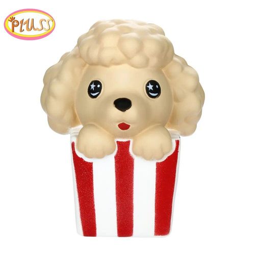 Jsaluting-Gâteau De Cheval Kawaii À Montée Lente,Jouets À Presser Pour Enfants,Kawaii - Type Popcorn Dog