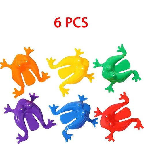 Kits De Jouets De Grenouille Sauteuse,Poulet Fronde,Jouet De Concours De Fête Amusant,Jouet Fidget Pour Enfants Et Adultes,Jouets Anti-Stress - Type 6pcs
