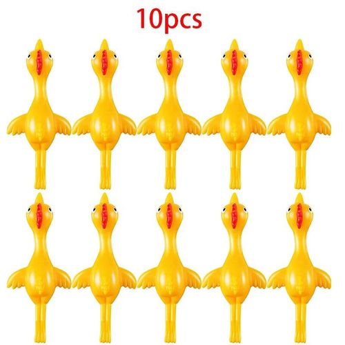 Kits De Jouets De Grenouille Sauteuse,Poulet Fronde,Jouet De Concours De Fête Amusant,Jouet Fidget Pour Enfants Et Adultes,Jouets Anti-Stress - Type 10pcs